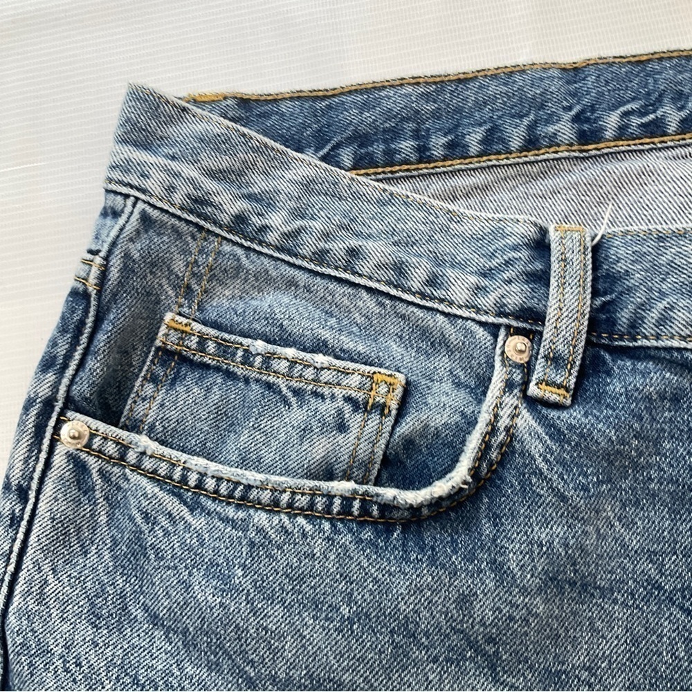 Zara Button Fly Crop Jeans Size 36 - Picture 7 of 16